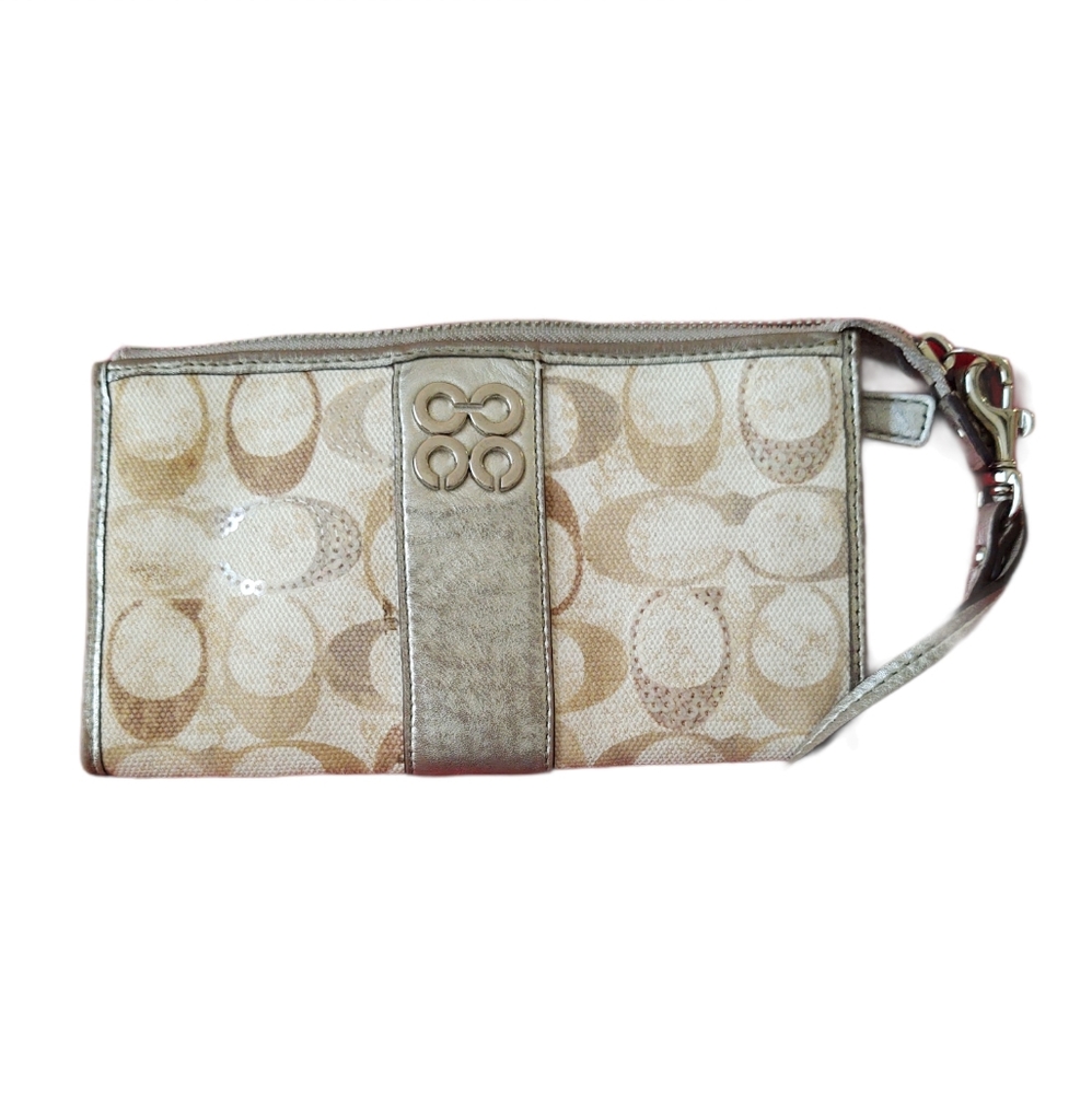 Coach Wristlet with sequins